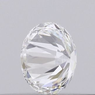 0.21 Carat Round E VVS2 EX VG GIA Natural Diamond