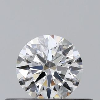 0.31 Carat Round G VVS2 EX GIA Natural Diamond