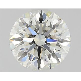 1.02 Carat Round H VVS1 EX IGI Natural Diamond