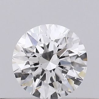 0.23 Carat Round E SI1 EX GIA Natural Diamond