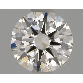 0.54 Carat Round H VS1 EX GIA Natural Diamond