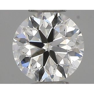 0.31 Carat Round F SI2 EX IGI Natural Diamond