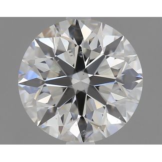 1.5 Carat Round G SI1 EX GIA Natural Diamond