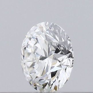 0.19 Carat Round E VVS2 EX GIA Natural Diamond