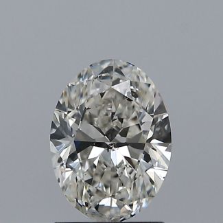 1.20 Carat Oval H SI2 - EX VG HRD Natural Diamond