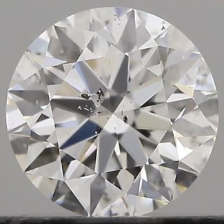 0.5 Carat Round D SI2 EX GIA Natural Diamond