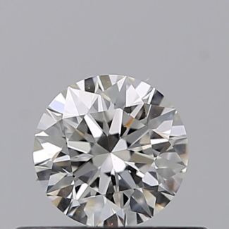 0.33 Carat Round F VS1 EX GIA Natural Diamond