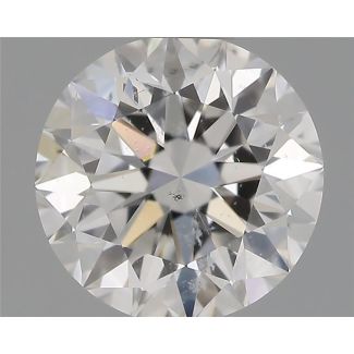 0.70 Carat Round E SI2 VG EX GIA Natural Diamond