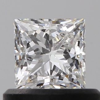 0.50 Carat Princess E SI1 - VG GIA Natural Diamond