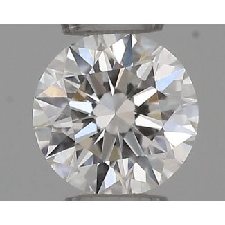 0.2 Carat Round E VVS2 EX VG GIA Natural Diamond