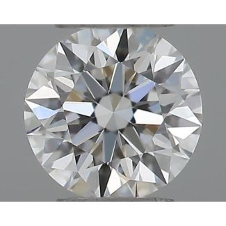 0.22 Carat Round E VVS1 EX GIA Natural Diamond