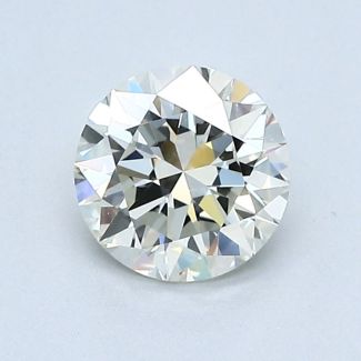 1.0 Carat Round I VVS1 EX GIA Natural Diamond