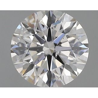 0.5 Carat Round F SI2 EX GIA Natural Diamond