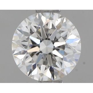 0.81 Carat Round G SI1 EX GIA Natural Diamond