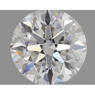 0.5 Carat Round E VVS2 EX GD GIA Natural Diamond