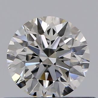 0.40 Carat Round H VS1 EX GIA Natural Diamond