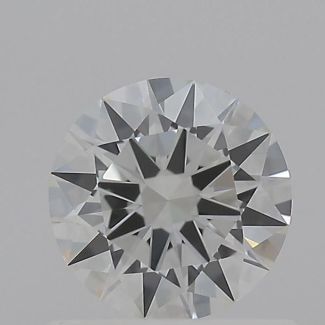 0.50 Carat Round I VVS1 EX VG GIA Natural Diamond