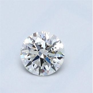 0.4 Carat Round H VVS1 EX GIA Natural Diamond