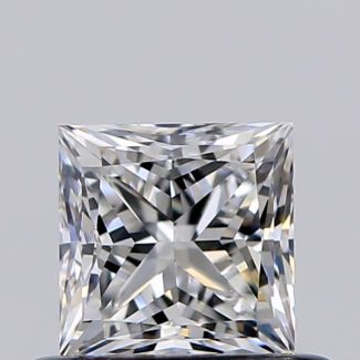 0.51 Carat Princess F VS1 - VG GIA Natural Diamond