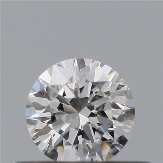 0.3 Carat Round E VVS1 EX IGI Natural Diamond