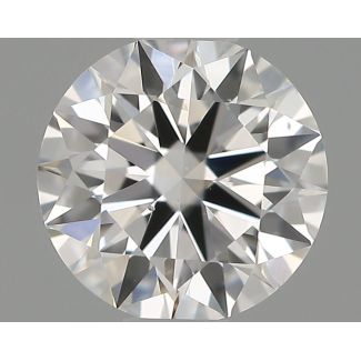 0.5 Carat Round G SI1 EX IGI Natural Diamond