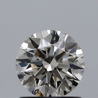 0.80 Carat Round J VS1 EX GIA Natural Diamond