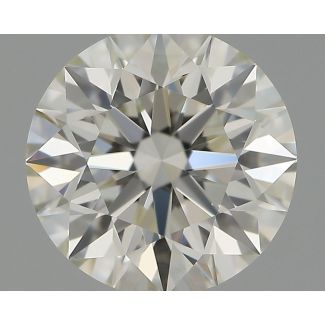 0.74 Carat Round H VS1 EX IGI Natural Diamond