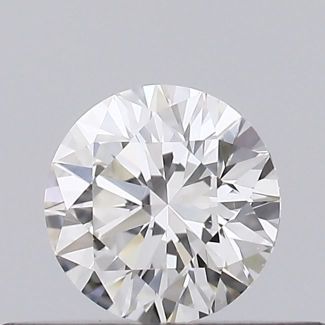 0.25 Carat Round H VS2 EX VG GIA Natural Diamond