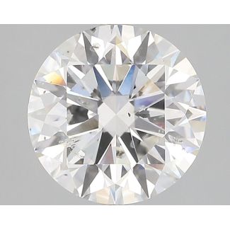 3.01 Carat Round F SI2 EX GIA Natural Diamond