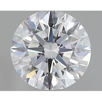 0.5 Carat Round D VVS2 EX GD GIA Natural Diamond