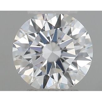 0.23 Carat Round E VVS2 EX GIA Natural Diamond