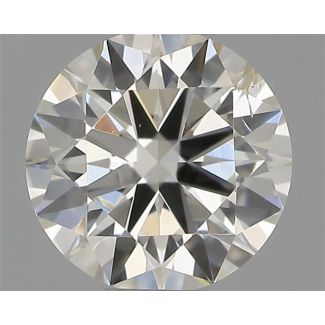 0.40 Carat Round H SI2 EX IGI Natural Diamond