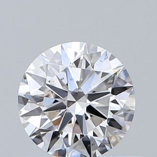 0.5 Carat Round D VS2 EX GIA Natural Diamond