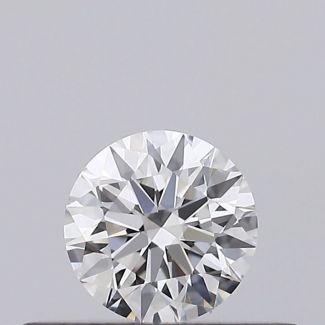 0.24 Carat Round F VVS2 EX GIA Natural Diamond