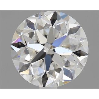 1.00 Carat Round G SI2 GD EX GIA Natural Diamond