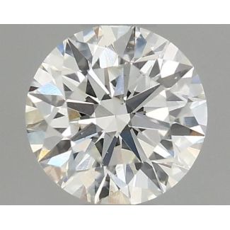 0.4 Carat Round I SI1 EX GIA Natural Diamond