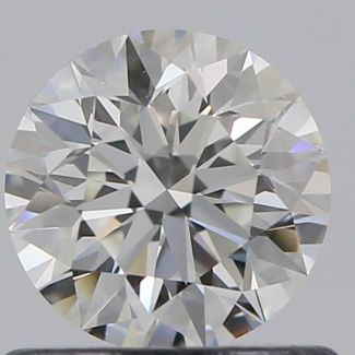 0.63 Carat Round H VS2 EX GIA Natural Diamond