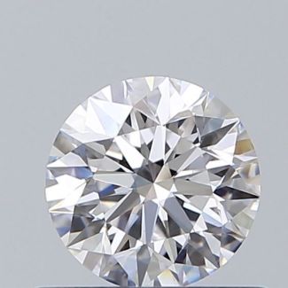 0.52 Carat Round D VVS1 EX GIA Natural Diamond