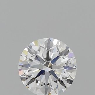 0.9 Carat Round D VVS2 EX GIA Natural Diamond