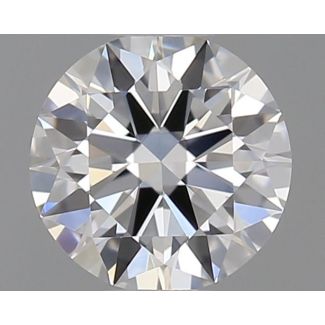 0.35 Carat Round E VVS1 EX GIA Natural Diamond