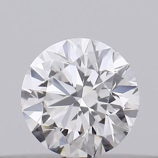 0.18 Carat Round D SI1 EX GIA Natural Diamond