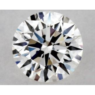 0.3 Carat Round F VVS2 EX VG GIA Natural Diamond