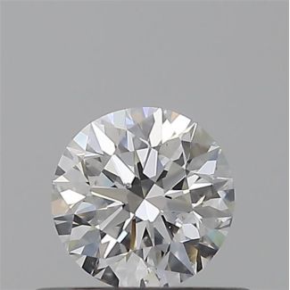 0.37 Carat Round D SI1 EX GIA Natural Diamond