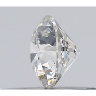 0.30 Carat Round F SI2 VG EX IGI Natural Diamond