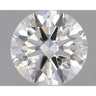 0.71 Carat Round G SI2 EX GIA Natural Diamond