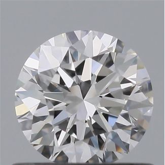 0.55 Carat Round D VVS1 EX GIA Natural Diamond