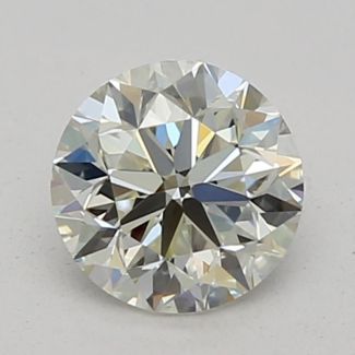 0.40 Carat Round I VVS1 VG EX GIA Natural Diamond