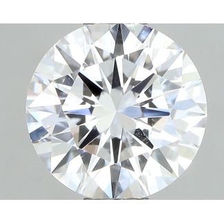 0.84 Carat Round D SI1 EX GIA Natural Diamond