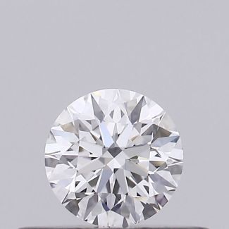 0.26 Carat Round D VVS1 EX GIA Natural Diamond