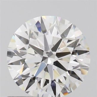 0.70 Carat Round F VS1 EX GIA Natural Diamond